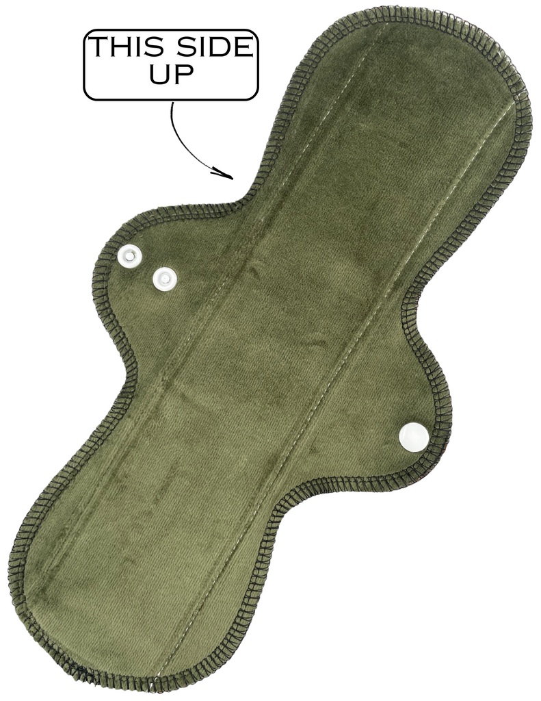 Sweet Olive Velour - SINGLE PAD - Select your size