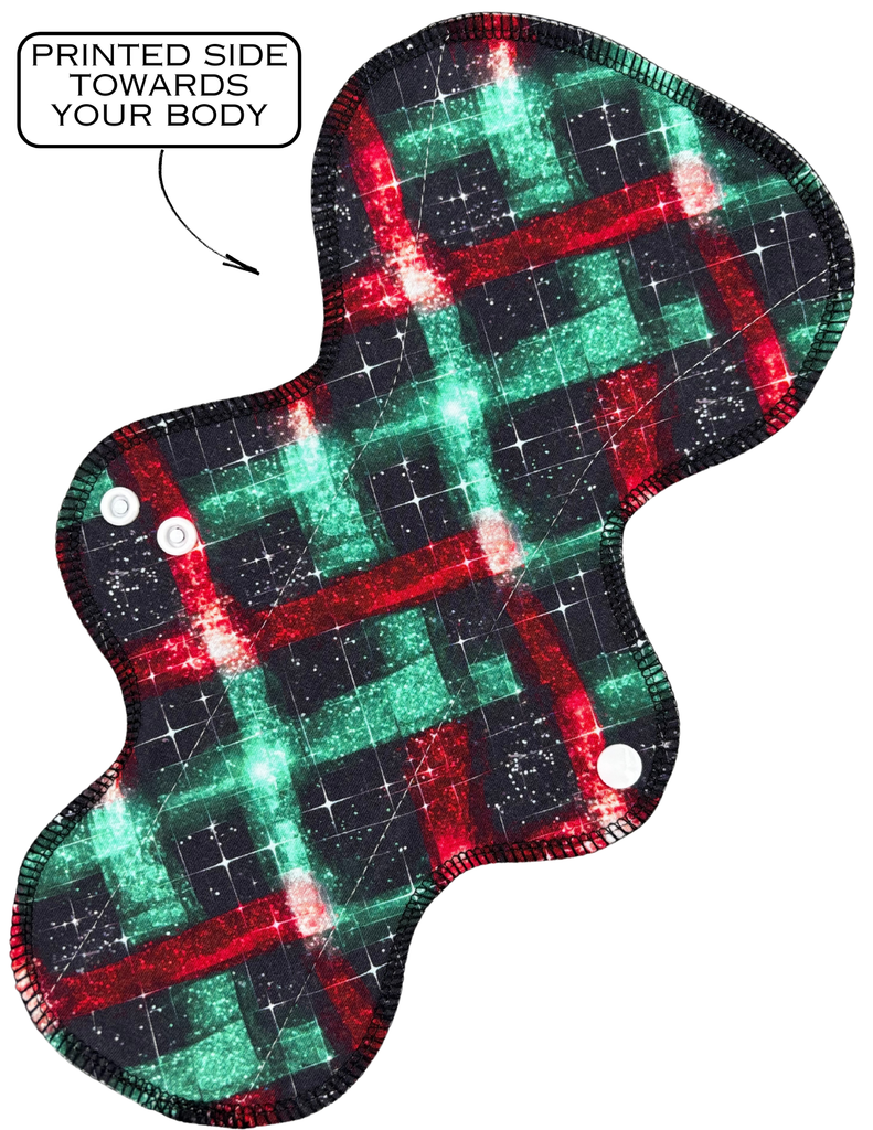 Asymmetric - Yuletide Plaid - SINGLE PAD - Select your size