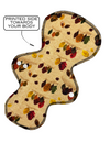 Asymmetric - Amber Leaves - SINGLE PAD - Select your size