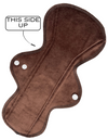 Asymmetric - Brown Velour - SINGLE PAD - Select your size