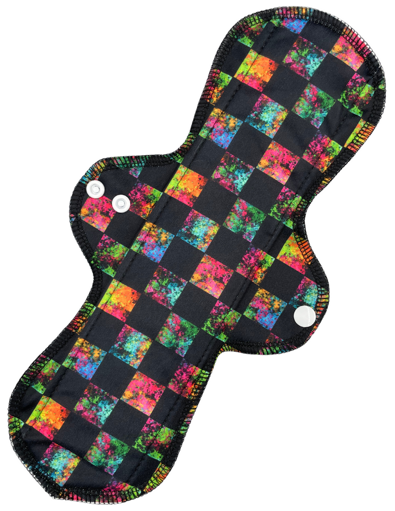 Neon Check - SINGLE PAD - Select your size