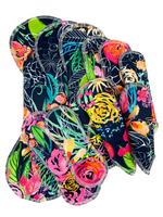 Neon Floral - SINGLE PAD - Select your size